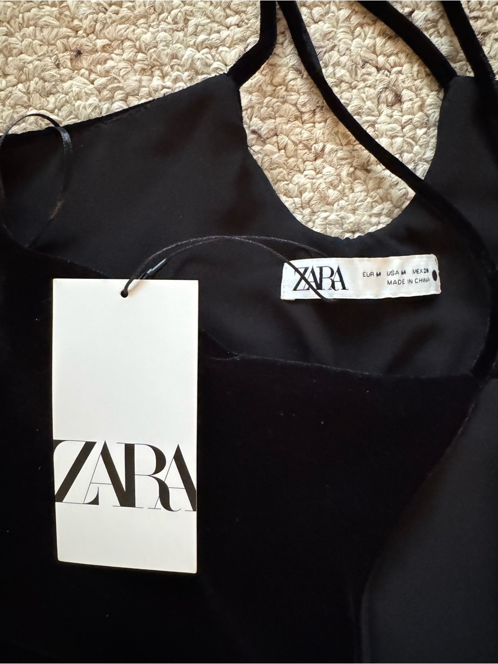 Zara Black Strappy Camisole - Picture 3 of 5